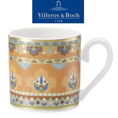 [해외][Villeroy&amp;Boch] 빌레로이앤보흐 Samarkand Mandarin A/D Cup 3 1/4 oz (4pcs) (0.1L)