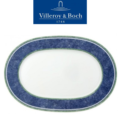 [해외][Villeroy&amp;Boch] 빌레로이앤보흐 Switch 3 Oval Platter 13 3/4 in (35cm)