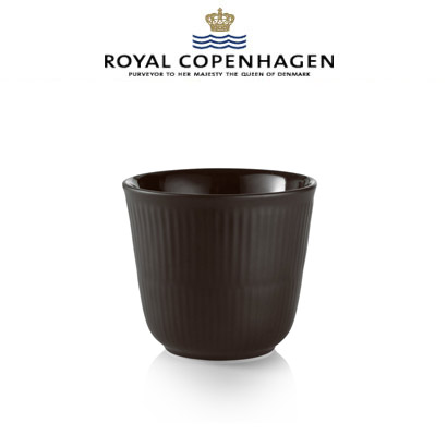 [해외] 로얄코펜하겐 Black Fluted Thermal cup 8.5 oz (2pc)