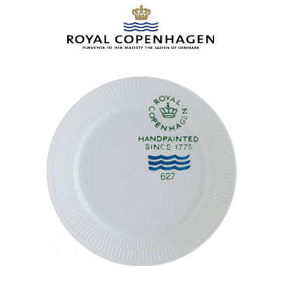[해외] 로얄코펜하겐 White Plain Signature Dinner plate, 10.75inch (2pc)