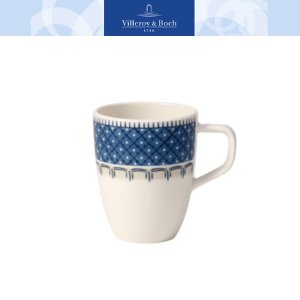 [해외][Villeroy&amp;Boch] 빌레로이앤보흐 Casale Blue Espresso Cup 3.25 oz (4pc)