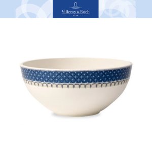 [해외][Villeroy&amp;Boch] 빌레로이앤보흐 Casale Blue Round Vegetable Bowl 11 in (1pc)