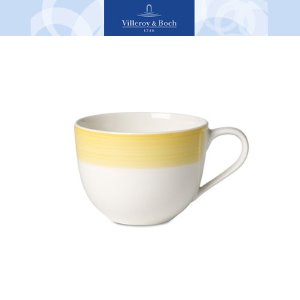 [해외][Villeroy&amp;Boch] 빌레로이앤보흐 Colorful Life Coffee Cup Lemon Pie 7.75 oz (4pc)