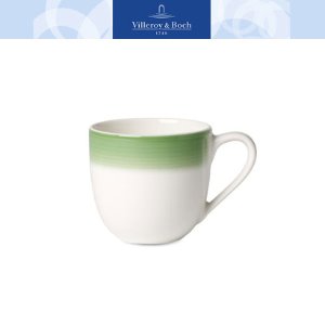 [해외][Villeroy&amp;Boch] 빌레로이앤보흐 Colorful Life Green Apple Espresso Cup 3.25 oz (2pc)