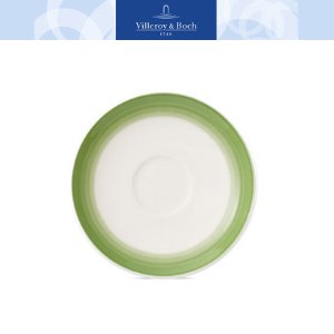 [해외][Villeroy&amp;Boch] 빌레로이앤보흐 Colorful Life Green Apple Espresso Cup Saucer 4.75 in (2pc)
