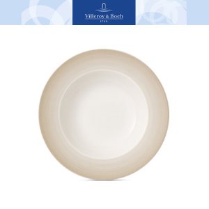 [해외][Villeroy&amp;Boch] 빌레로이앤보흐 Colorful Life Rim Soup Bowl Natural Cotton 9.75 in (2pc)