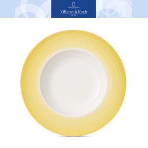 [해외][Villeroy&amp;Boch] 빌레로이앤보흐 Colorful Life Pasta Plate Lemon Pie 11.75 in (2pc)