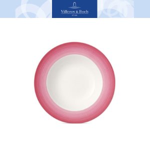 [해외][Villeroy&amp;Boch] 빌레로이앤보흐 Colorful Life Berry Fantasy Rim Soup 9.75 in (2pc)