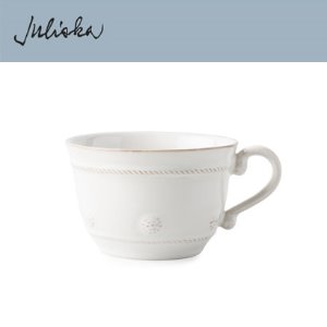 Juliska 베리 앤 스레드 Berry &amp; Thread Tea Cup - Whitewash (1pc) 10 oz (0.3L) 관부가세 포함