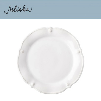 Juliska 베리 앤 스레드 Berry &amp; Thread Flared Salad Plate - Whitewash (1pc) 9 in (23cm) 관부가세 포함