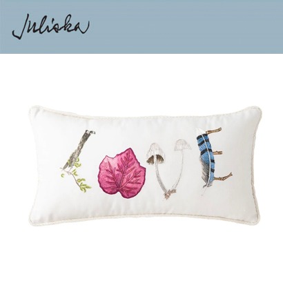 Juliska 포레스트워크 Forest Walk Love Pillow 11 in. x 22 in. (1pc) 22.0&quot;W x 5.0&quot;H x 11.0&quot;L (56*13*28cm) 관부가세 포함