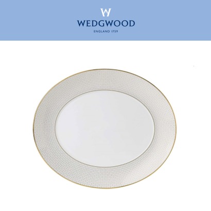 [해외] 웨지우드 지오 골드 Gio Gold Oval Serving Platter (1pc) 관부가세포함