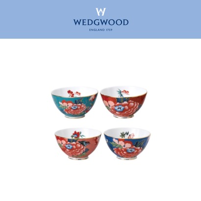 [해외] 웨지우드 Paeonia Blush Bowl Set of 4 (1set / 4pc) 관세포함, 무료배송