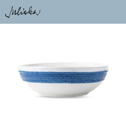 Juliska 르 빠니에 Le Panier Serving Bowl 12 in. - Delft Blue (1pc) (지름 12 *높이 4) in (30*10cm) 관부가세 포함