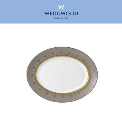 [해외] 웨지우드 Anthemion Grey Oval Platter (1pc) 관부가세/배송비 포함
