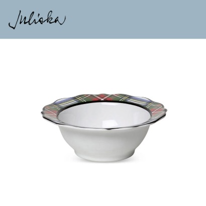 Juliska 타탄 Tartan Stewart Tartan Cereal Bowl (1pc) (지름 7.5 *높이 2.75) in (19*7cm) 관부가세 포함