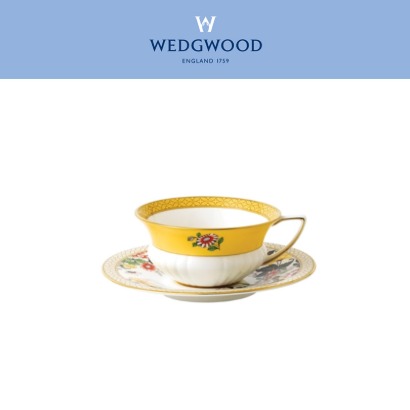 [해외] 웨지우드 원더러스트 Wonderlust Primrose Teacup &amp; Saucer Set (1set / 2pc) 관세포함
