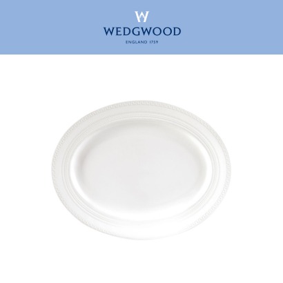 [해외] 웨지우드 인타글리오 Intaglio 13.75in Oval Platter (1pc) 관부가세/배송비포함