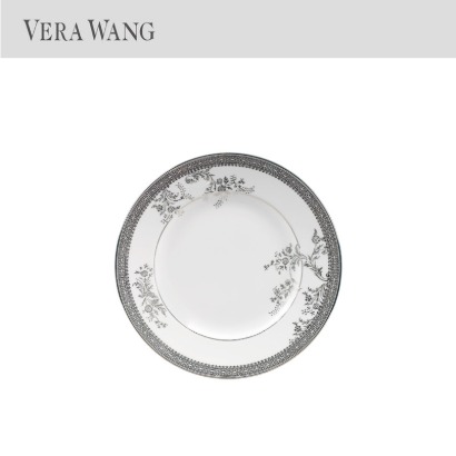 [해외] 웨지우드 베라왕 레이스 플래티넘 Vera Wang Lace Platinum Salad Plate (2pc) 관부가세/배송비포함