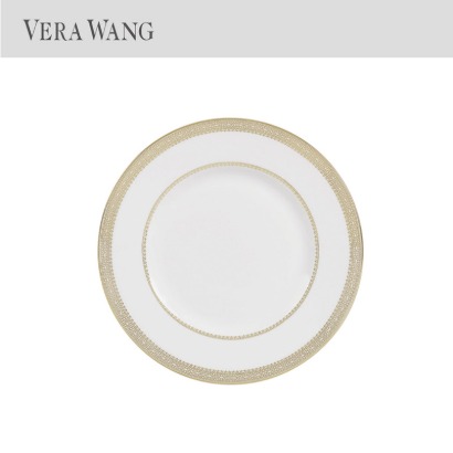 [해외] 웨지우드 베라왕 레이스 골드 Vera Wang Lace Gold Accent Salad Plate (1pc) 관부가세포함