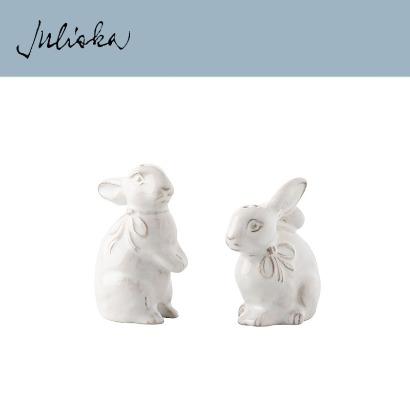 Juliska Clever Creatures Bunny Salt &amp; Pepper Set (1set / 2pc) 3.3 in (8*6cm) 관부가세 포함