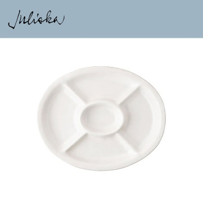 Juliska 퓨로 Puro Crudite Platter - Whitewash (1pc) 15.8 in (40*31cm) 관부가세 포함