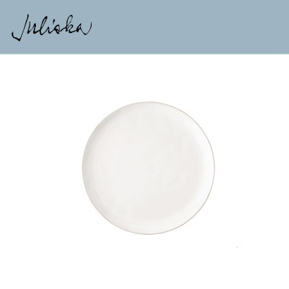 Juliska 퓨로 Puro Coupe Side/Cocktail Plate - Whitewash (1pc) 7 1/2 in (19cm) 관부가세 포함