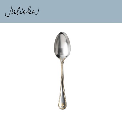 Juliska 베리 앤 스레드 Berry &amp; Thread Place Spoon - Bright Satin/Gold (4pc) 7 1/2 in (19cm) 관부가세 포함