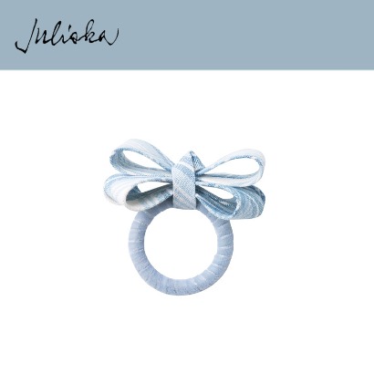 Juliska 타탄 Tartan Chambray Tuxedo Napkin Ring (1pc) 3x 2.5in (8*6cm) 관부가세 포함