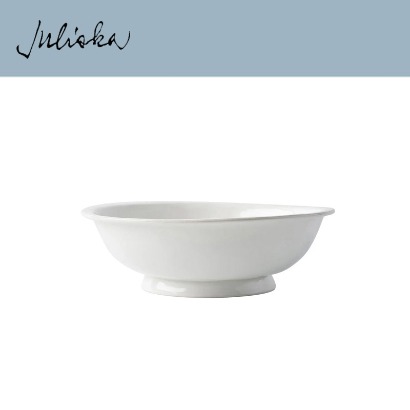 Juliska 퓨로 Puro Footed Fruit Bowl - Whitewash (1pc) (지름 12.5 *높이 4) in (32*10cm) 관부가세 포함