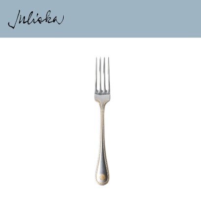 Juliska 베리 앤 스레드 Berry &amp; Thread Dinner Fork - Bright Satin/Gold (4pc) 8 1/2 in (22cm) 관부가세 포함