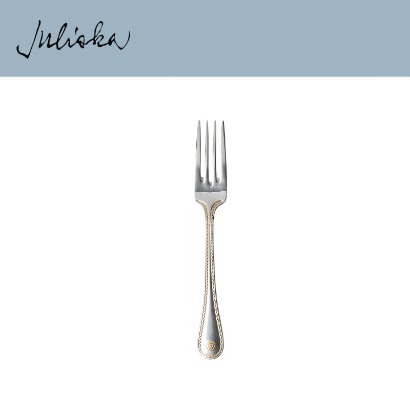 Juliska 베리 앤 스레드 Berry &amp; Thread Salad Fork - Bright Satin/Gold (4pc) 7 1/2 in (19cm) 관부가세 포함