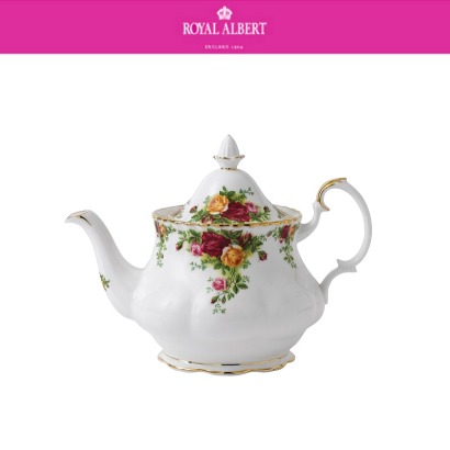 [해외] 로얄알버트 황실장미 Old Country Roses Teapot (1set / 2pc) 22.5 x 15cm 관부가세 포함