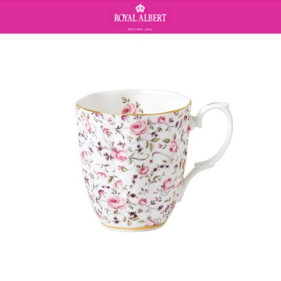 [해외] 로얄알버트 로즈 컨페티 Rose Confetti Vintage Mug (1pc) 0.4L 관부가세 포함