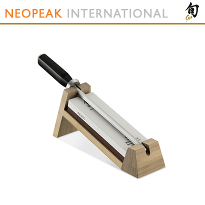 Shun 슌 2-in-1 Honing Steel and Whetstone with Stand 관부가세 포함