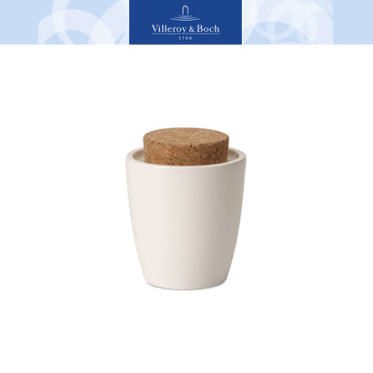 [해외][Villeroy&amp;Boch] 빌레로이앤보흐 Artesano (아르테사노) Porcelain &amp; Cork Lidded Sugar Dish (0.3L)
