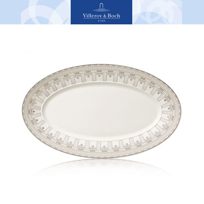 [해외][Villeroy&amp;Boch] 빌레로이앤보흐 La Classica Contura Oval Platter (43cm)
