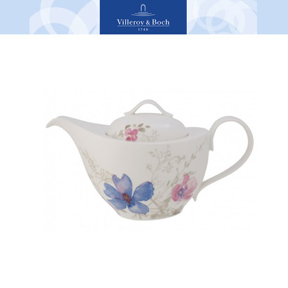 [해외][Villeroy&amp;Boch] 빌레로이앤보흐 Mariefleur Gris Teapot 40 1/2 oz (1.2L)