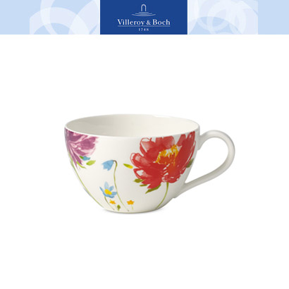 [해외][Villeroy&amp;Boch] 빌레로이앤보흐 Anmut Flowers Bone China Breakfast Cup (0.4L)