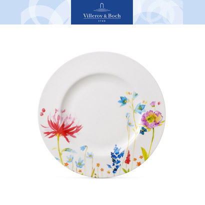 [해외][Villeroy&amp;Boch] 빌레로이앤보흐 Anmut Flowers Bone China Dinner Plate (27cm) (2pcs)
