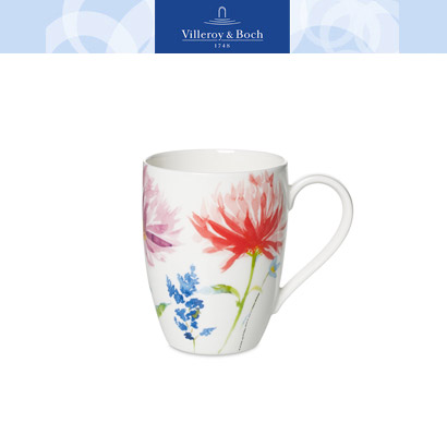 [해외][Villeroy&amp;Boch] 빌레로이앤보흐 Anmut Flowers Bone China Mug (0.35L) (2pcs)