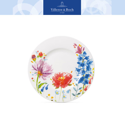 [해외][Villeroy&amp;Boch] 빌레로이앤보흐 Anmut Flowers Bone China Salad Plate (22cm) (2pcs)