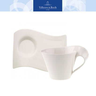 [해외][Villeroy&amp;Boch] 빌레로이앤보흐 뉴웨이브(New Wave) 카페오래 컵(0.4L) 세트 (2인조 4pc) 무료배송/관세포함가