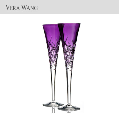 [해외][베라왕][Vera Wang] Duchesse EncoreSet of 2 Lavender Toasting Flutes