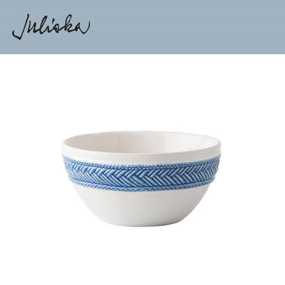 Juliska 르 빠니에 Le Panier Cereal Bowl - Delft Blue (2pc) (지름 7.75 *높이 2.5) in (20*8cm) 관부가세 포함
