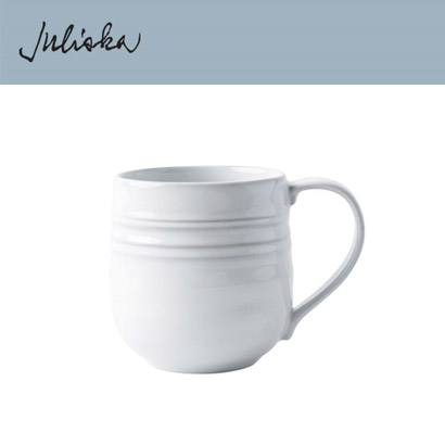 Juliska 빌바오 Bilbao Cofftea Cup - White Truffle (2pc) 12 oz (0.35L) 관부가세 포함