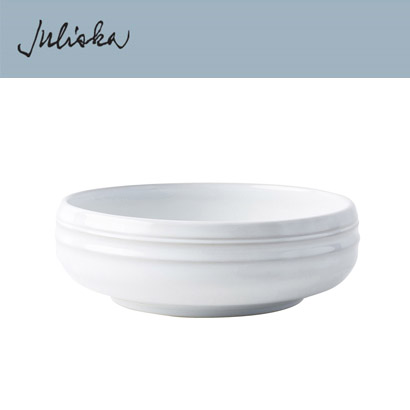 Juliska 빌바오 Bilbao Coupe Bowl - White Truffle (2pc) (지름 8.5 *높이 3) in (22*8cm) 관부가세 포함