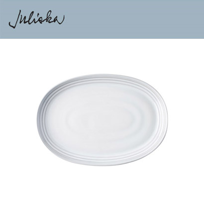 Juliska 빌바오 Bilbao Platter 17 in. - White Truffle (1pc) 17 in (43*29cm) 관부가세 포함