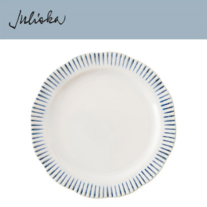 Juliska 시티오 스트라이프 Sitio Stripe Dinner Plate (4pc) 11 in (28cm) 관부가세 포함