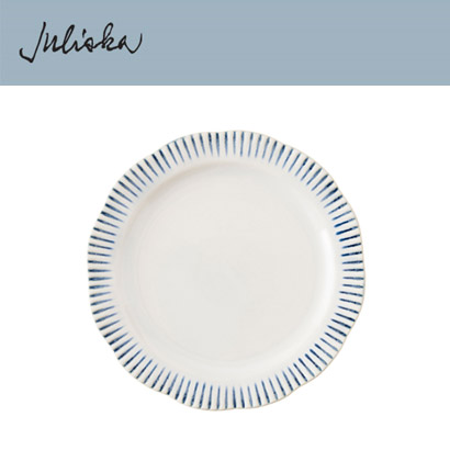 Juliska 시티오 스트라이프 Sitio Stripe Dessert/Salad Plate (2pc) 9 in (23cm) 관부가세 포함